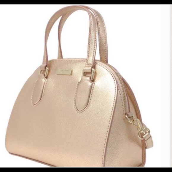 NWT Kate Spade Purse In Rose Gold - Picture 2 of 5